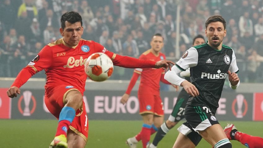 VIDEO: Gol del Chucky Lozano en el Legia vs Napoli de la Europa League