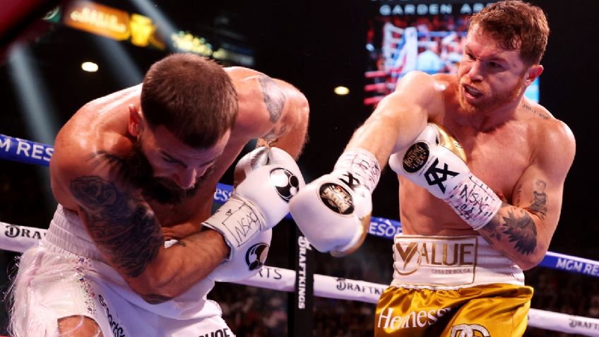 ¡HISTÓRICO! Canelo Álvarez noquea a Caleb Plant y es campeón indiscutido Supermedio