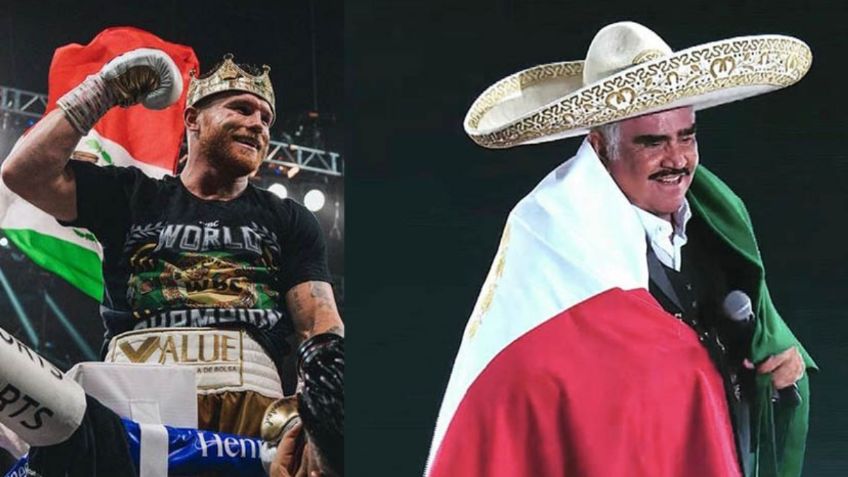 El disco que Vicente Fernández regaló a Canelo Álvarez antes de enfermar gravemente