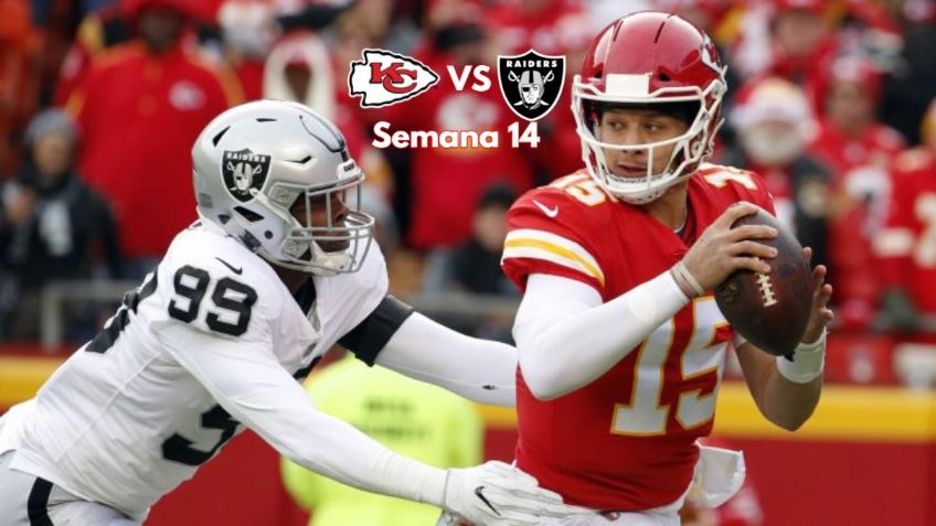 Qué canal transmite Raiders vs Chiefs pot TV EN VIVO: Semana 14 NFL