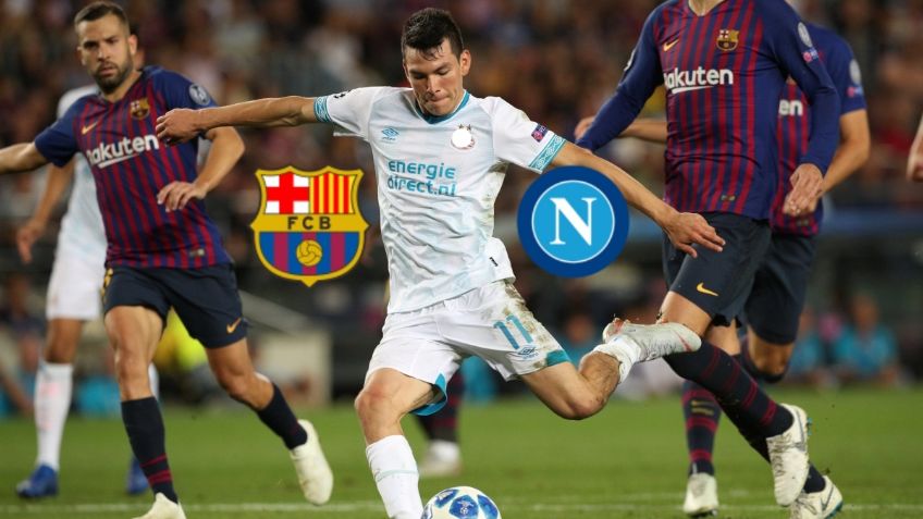 ¿Cuándo juegan Chucky Lozano y Napoli contra Barcelona en Europa League?