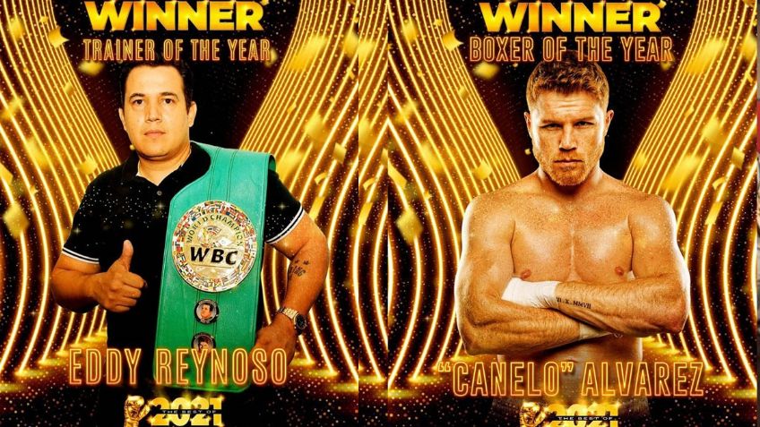 Canelo Álvarez y Eddy Reynoso, premiados por el CMB como boxeador y entrenador del año