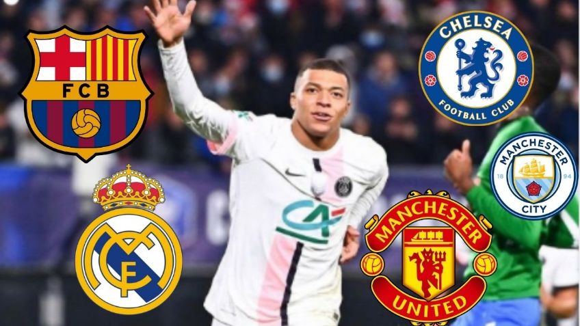 Mbappé y los cinco futbolistas de elite que serán LIBRES en enero del 2022