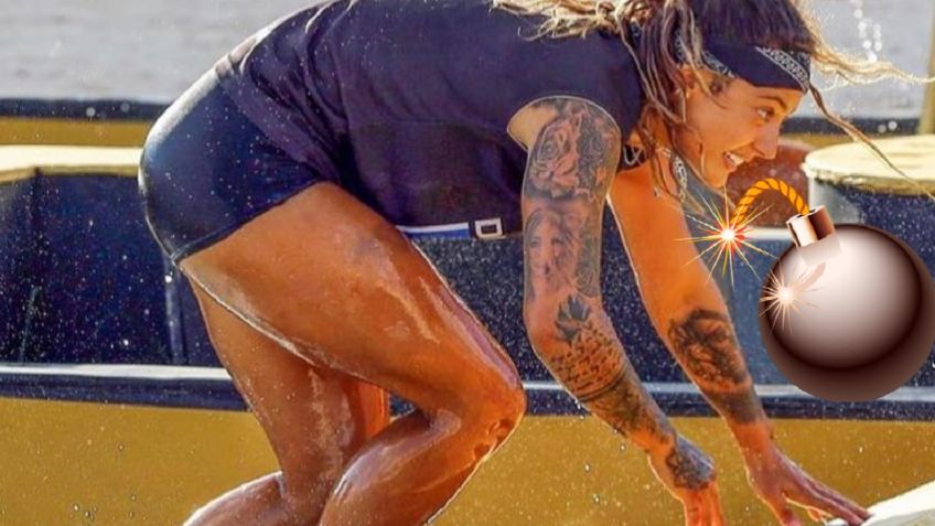 Exatlón México: Ximena Duggan furiosa se lanza contra atleta de Guardianes