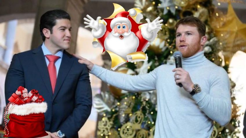 Canelo Álvarez convertido en Santa Claus: ¿Cuántos juguetes regaló en un tráiler? (VIDEO)