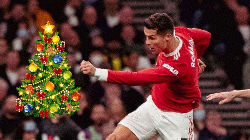 El "Siuuu" de Cristiano Ronaldo pero en navideño que se volvió viral (VIDEO)