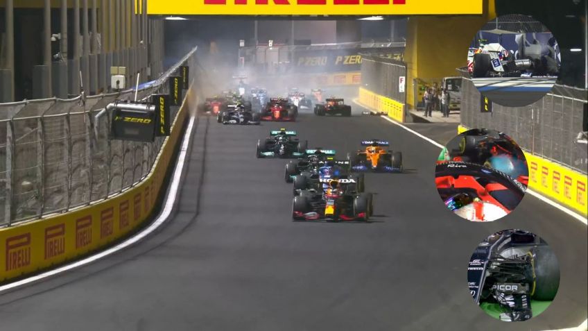 Lewis Hamilton gana accidentado GP de Arabia Saudita; Checo Pérez no terminó