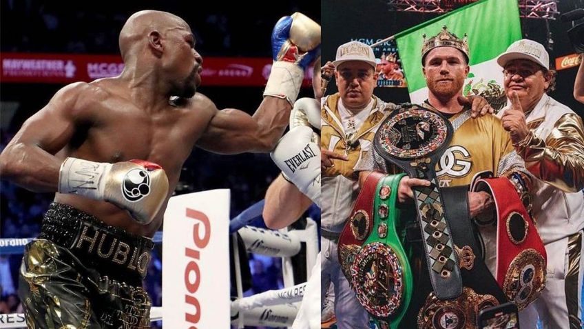 Canelo Álvarez y Floyd Mayweather pelearía el mismo día en 2022