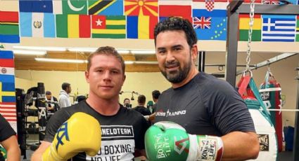 Canelo Álvarez boxea con el beisbolista Adrián González en su gimnasio (VIDEO)