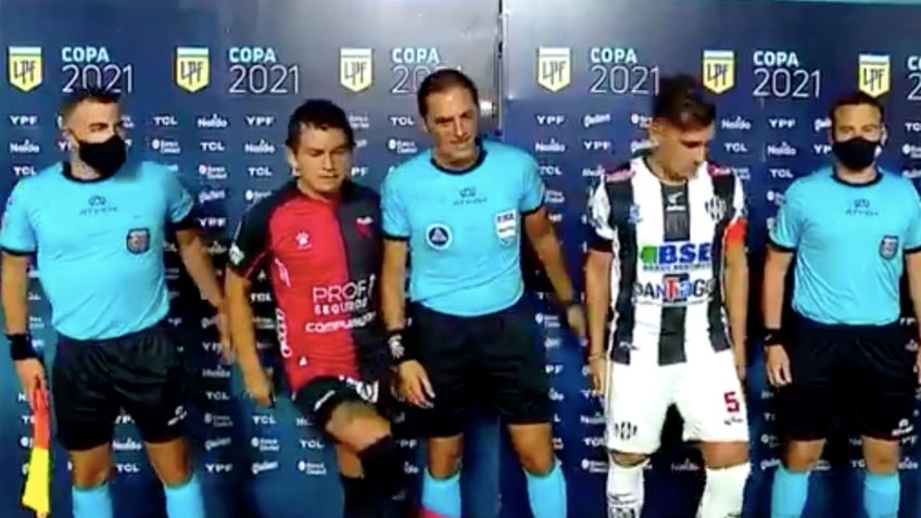 Pulga Rodríguez lanza tremendo caño a árbitro en Copa de Liga Argentina (VIDEO)