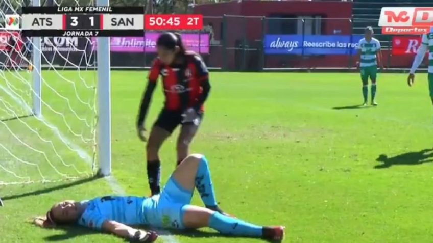 Liga MX Femenil: Portera de Santos que quedó inconsciente sufre lesión cervical