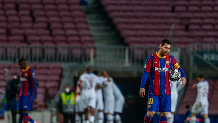 Mbappé deslumbra con el PSG y aplasta 1-4 al Barcelona de Lionel Messi