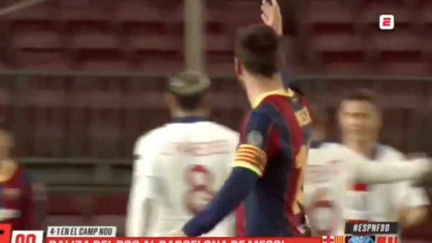 Messi furioso: así reaccionó el 10 tras goles de Mbappé ante Barcelona (VIDEO)