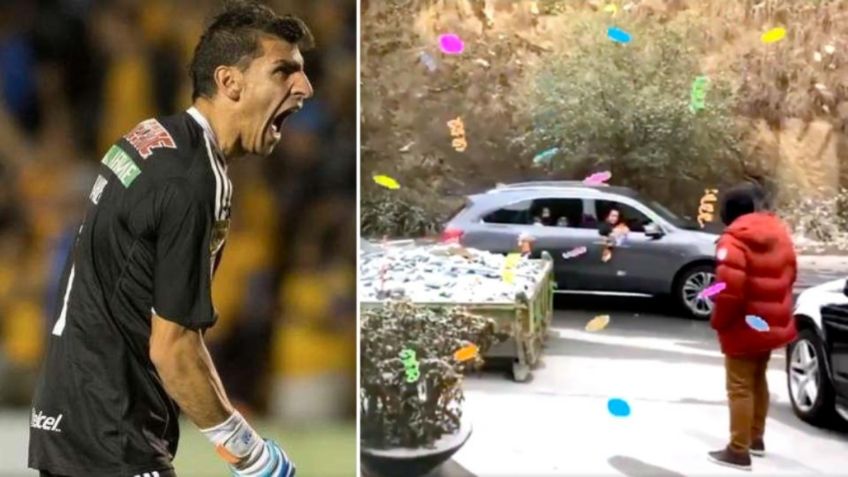Tigres: Nahuel Guzmán festeja con sus vecinos, previo a juego ante Cruz Azul (VIDEO)