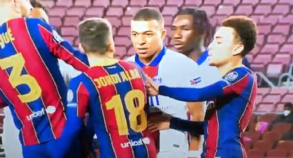 Mbappé y Jordi Alba protagonizan fuerte pelea: "En la calle yo te mato"