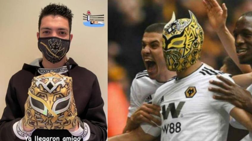 Raúl Jiménez recibe un regalo especial de Cinta de Oro 'Sin Cara'