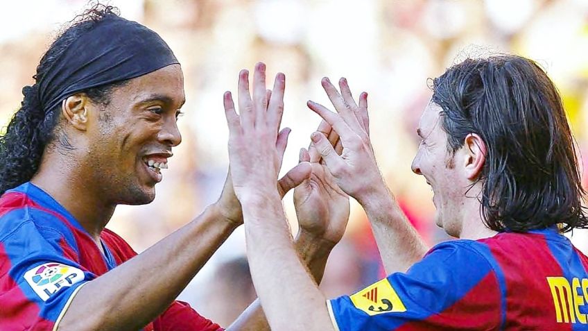Ronaldinho envía mensaje a Messi al compartir colores del Barcelona y PSG