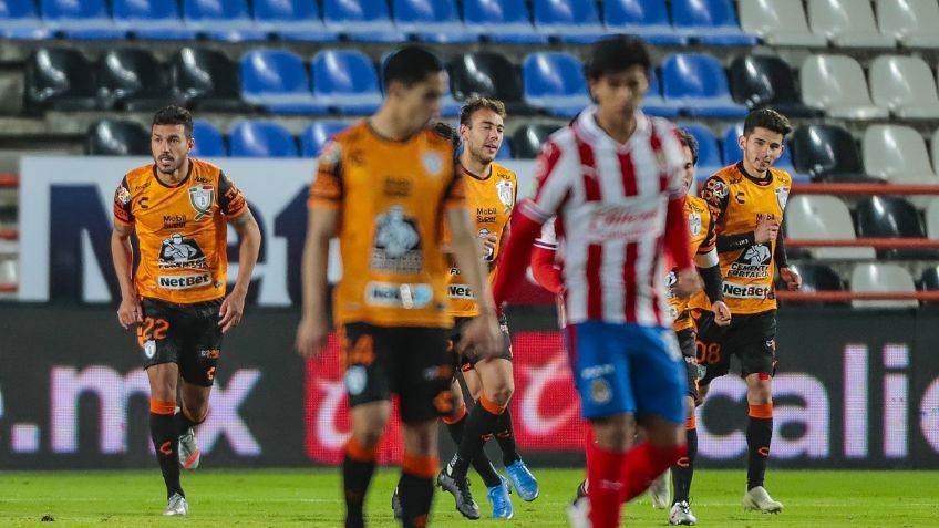 Chivas empata 1-1 con Pachuca, que sigue en el último lugar de la Liga MX