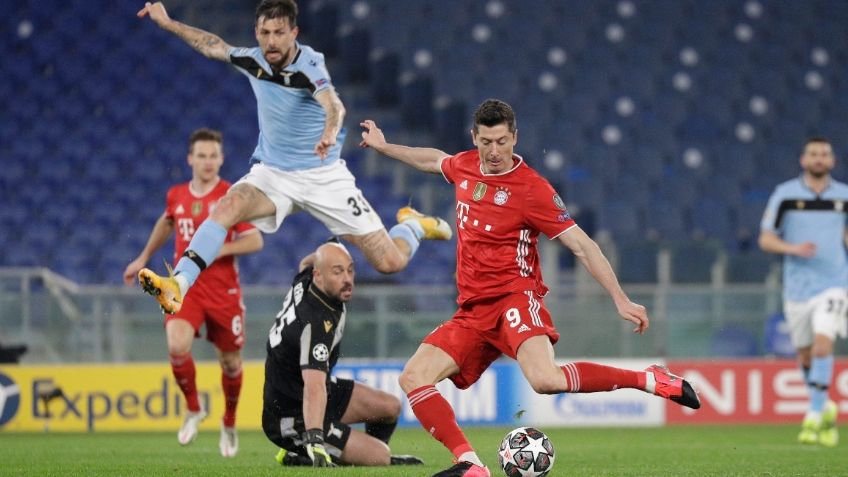 Bayern Múnich golea de visita a la Lazio y mira de cerca los cuartos final