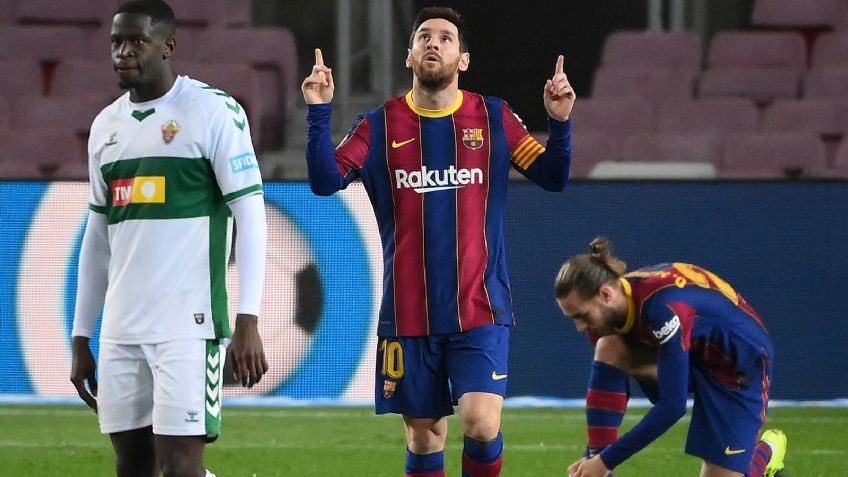 Barcelona vs Elche: Messi da un respiro en La Liga con un doblete (VIDEO)