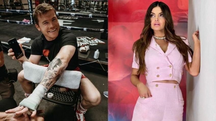 Canelo Álvarez recibe guiño de Marisol González vestida de boxeadora