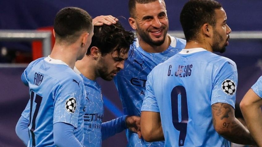 Manchester City derrotó 2-0 al Borussia Mönchengladbach y llegó a 26 juegos invicto