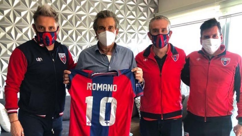 Rubén Omar Romano recibe visita del Atlante tras recuperarse de un infarto