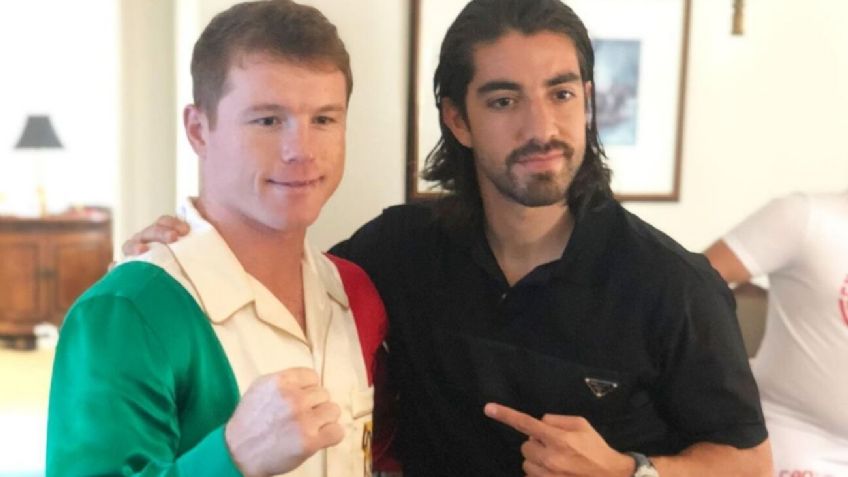 Canelo Álvarez recibe emotiva sorpresa de Rodolfo Pizarro en Miami