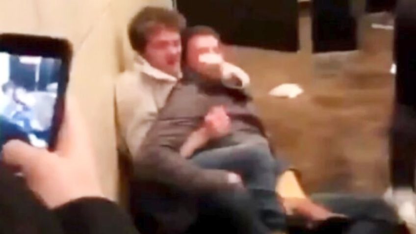 Golpiza a un prospecto de la NFL por parte de un peleador de MMA (VIDEO)