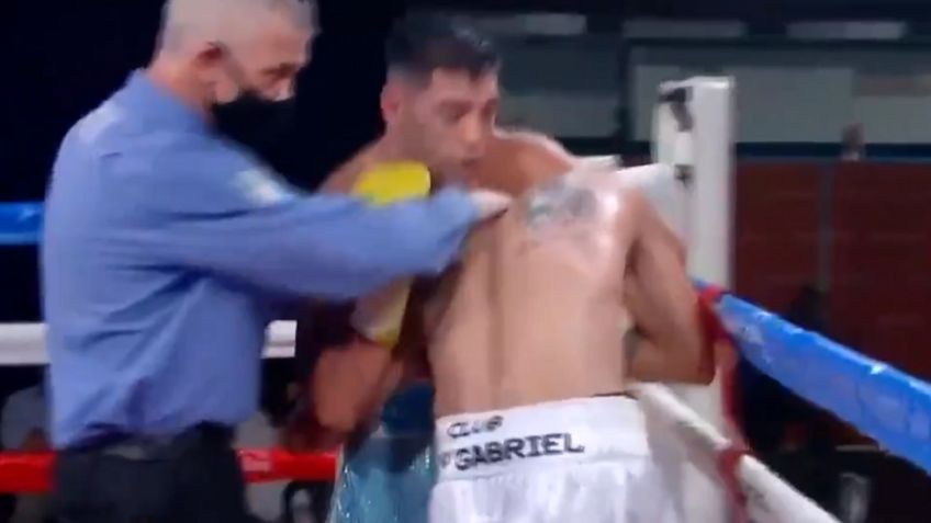 Emulan mordida de Mike Tyson a Holyfield en pelea de box en Argentina (VIDEO)