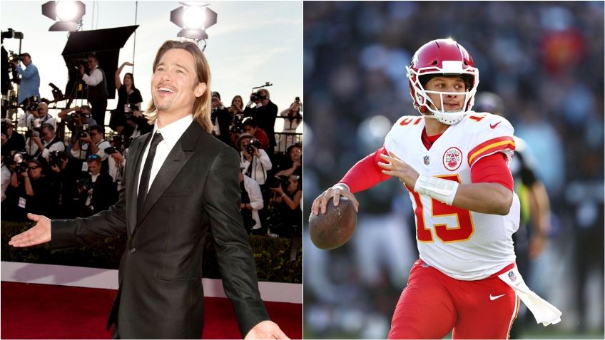 El día que Brad Pitt confesó su fanatismo por Mahomes y Kansas City