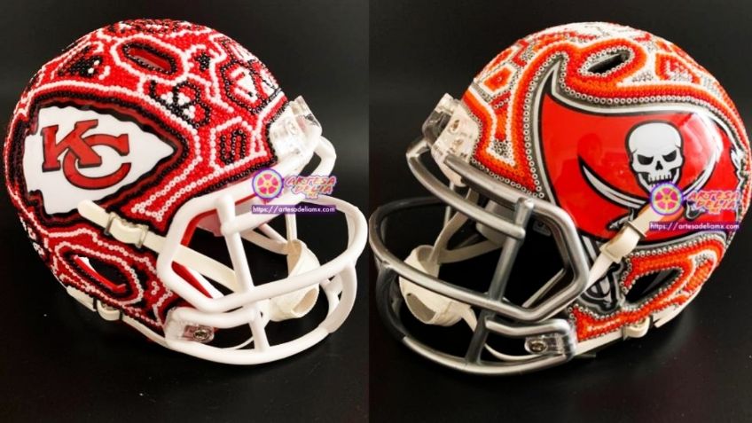 NFL: Arte huichol anota touchdown en el Super Bowl LV entre Buccaneers y Chiefs