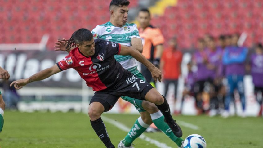 Canterano evita con gol de último minuto la derrota de Atlas frente a Santos Laguna