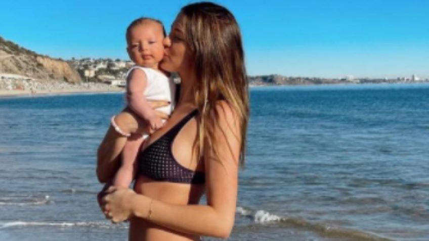 Sin Chicharito, Sarah Kohan celebra los cuatro meses de su pequeña hija