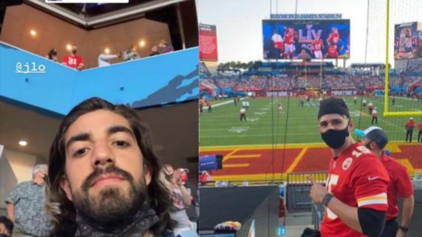 Alan Pulido y Rodolfo Pizarro, entre los aficionados mexicanos en el Super Bowl LV