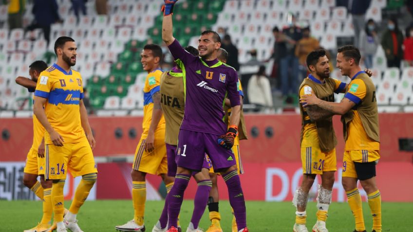 Tigres tiene gran recibimiento en su hotel tras vencer al Palmeiras (VIDEO)