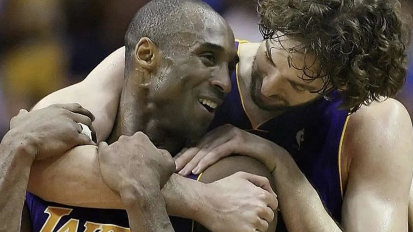 Aficionados de Lakers recuerdan a Kobe Bryant y Pau Gasol con mural conmovedor