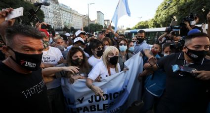 "¡Pedimos justicia!" Así fue la marcha en Argentina por Diego Maradona (VIDEO)