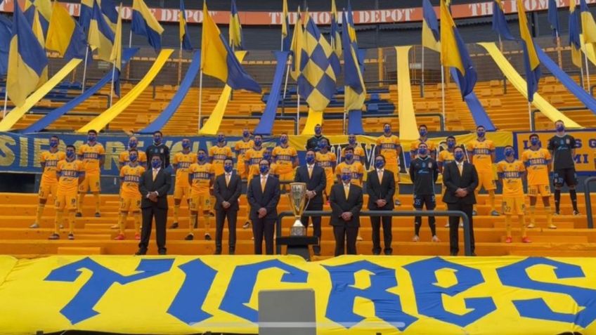 Tigres presume en VIDEO el buen ambiente junto al equipo femenil en su foto oficial