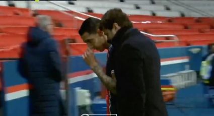 Así se enteró Ángel Di María del robo en su casa, durante juego del PSG (VIDEO)