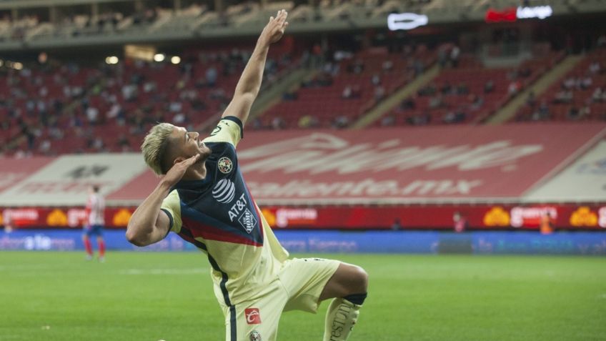 Chivas vs América: Henry Martín celebra goles como Cuauhtémoc Blanco (VIDEO)