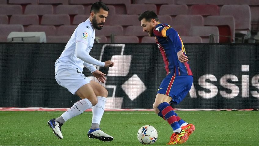 Golazo de Messi para celebrar nuevo récord en el Barcelona vs Huesca (VIDEO)