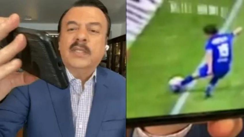 Héctor Huerta muestra pruebas de error arbitral a favor de Cruz Azul (FOTO)