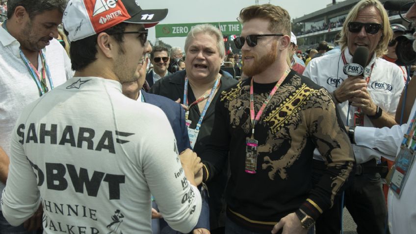 El intercambio entre Canelo Álvarez y Checo Pérez en redes sociales