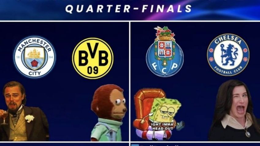 Champions League arrasa con MEMES tras sorteo de cuartos de final