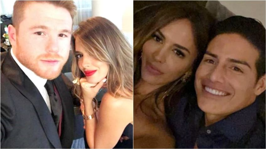 Canelo Álvarez y James Rodríguez unidos por la misma mujer