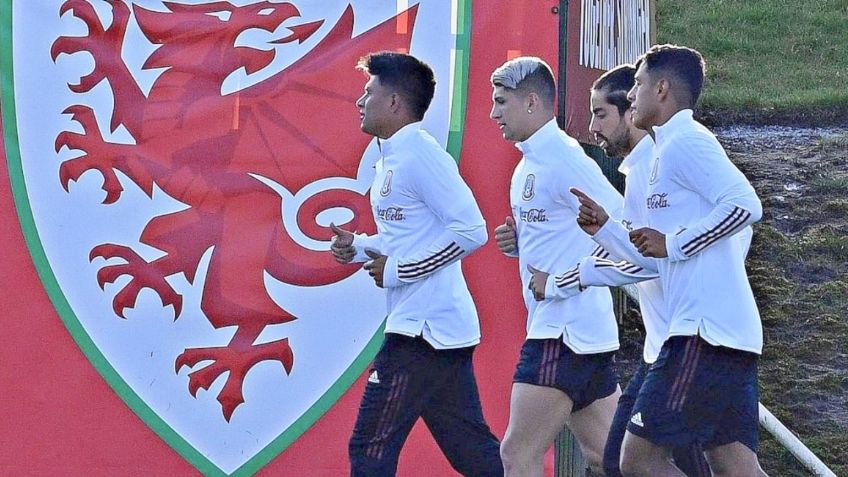 Selección Mexicana ya entrenó en Gales para su primer partido del 2021