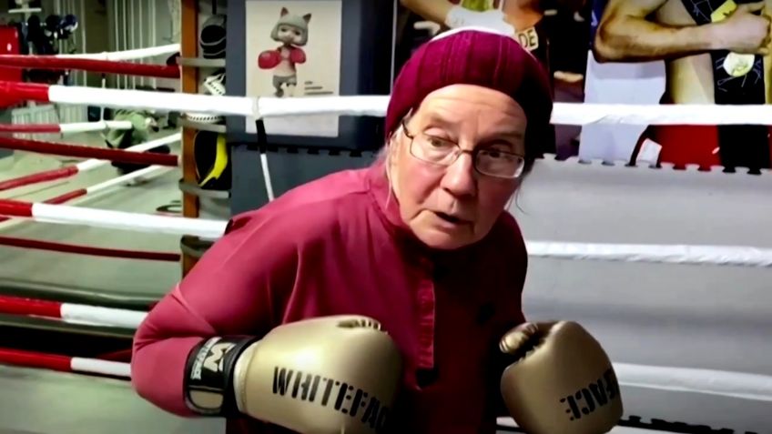 VIDEO VIRAL: Abuelita de 75 años boxea contra el mal de Parkinson