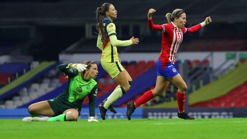 Chivas y su ataque marean al América y para quedarse con el Clásico Nacional femenil