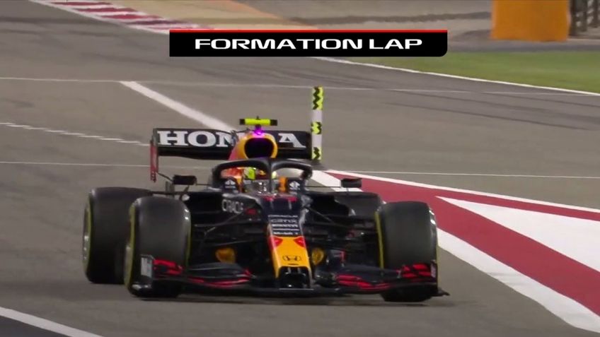 F1: Checo Pérez sufre "cortocircuito" en vuelta previa del GP de Baréin (VIDEO)